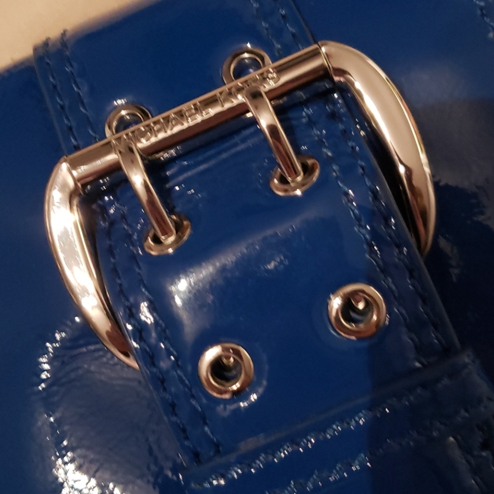 Michael Kors Royal Blue Clutch - Picture 2 of 6